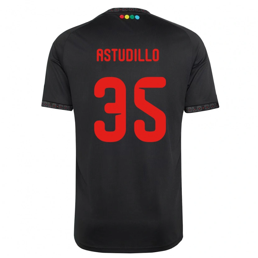 Danxen Dames Jerall Astudillo #35 Zwart Rood Uitshirt Uittenue 2026/27 T-Shirt België