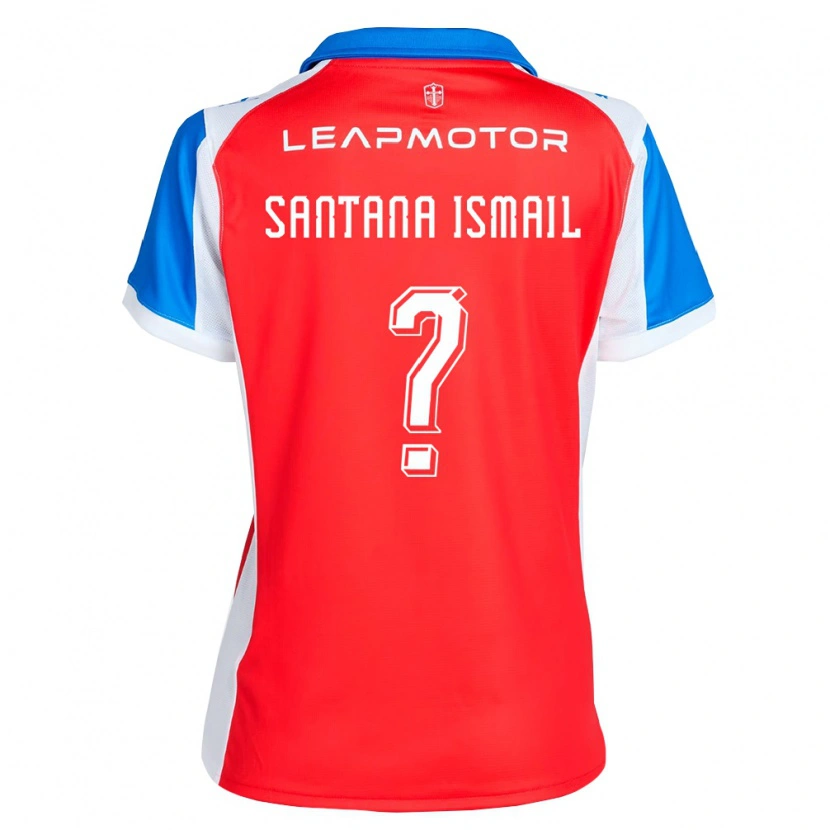 Danxen Dames Benjamin Santana Ismail #0 Rood Blauw Uitshirt Uittenue 2026/27 T-Shirt België