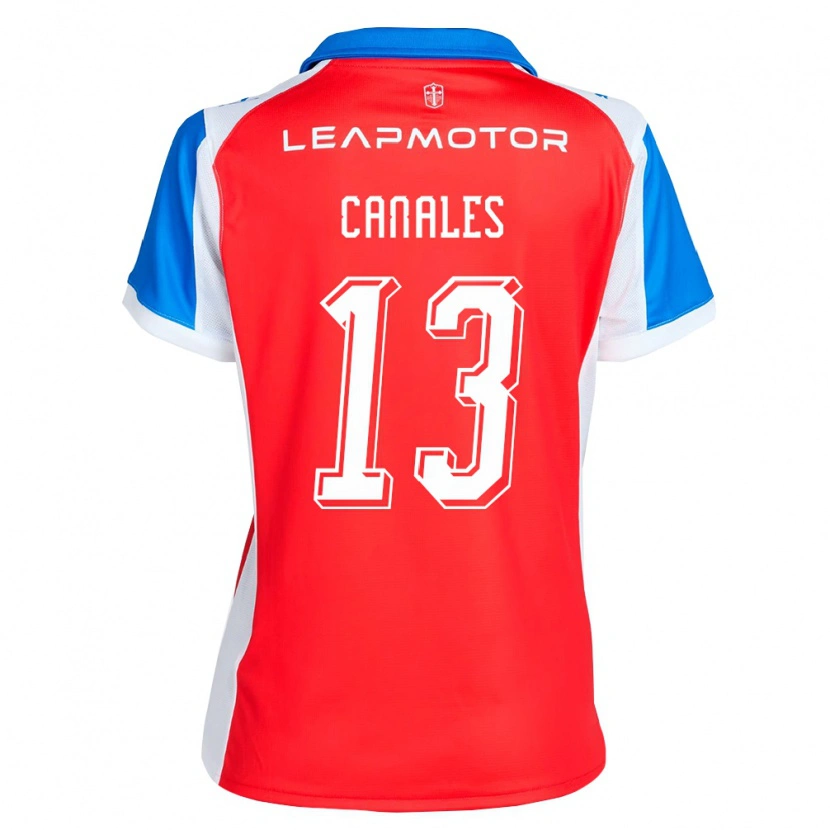 Danxen Dames Alfred Canales #13 Rood Blauw Uitshirt Uittenue 2026/27 T-Shirt België