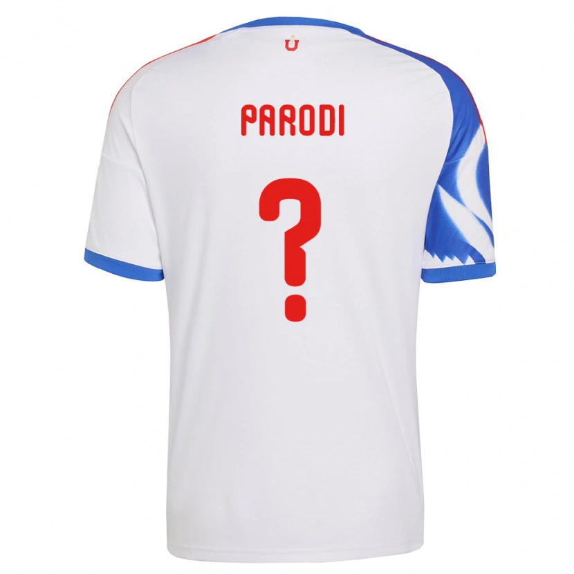 Danxen Dames Fabián Parodi #0 Wit Marineblauw Uitshirt Uittenue 2026/27 T-Shirt België