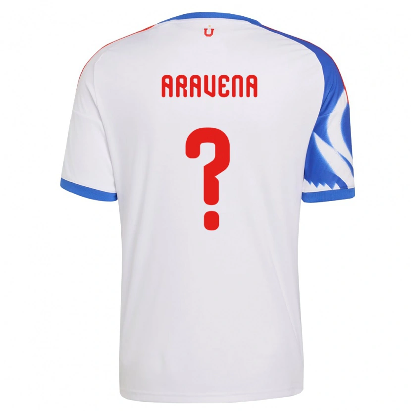 Danxen Dames Benjamín Aravena #0 Wit Marineblauw Uitshirt Uittenue 2026/27 T-Shirt België