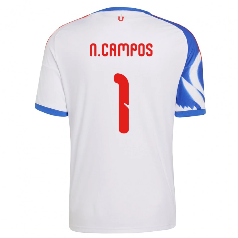 Danxen Dames Natalia Campos #1 Wit Marineblauw Uitshirt Uittenue 2026/27 T-Shirt België