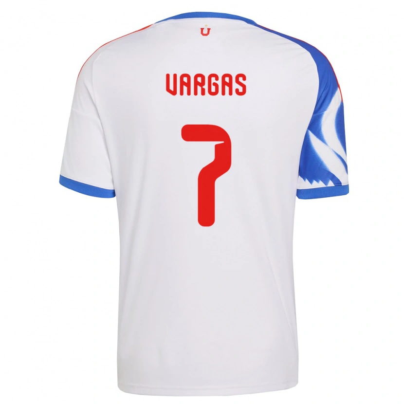 Danxen Dames Jeisson Vargas #7 Wit Marineblauw Uitshirt Uittenue 2026/27 T-Shirt België