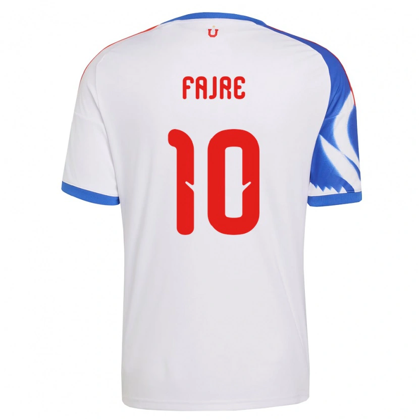Danxen Dames Nicole Fajre #10 Wit Marineblauw Uitshirt Uittenue 2026/27 T-Shirt België