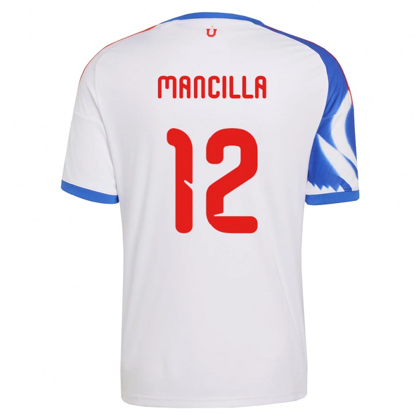 Danxen Dames Franco Mancilla #12 Wit Marineblauw Uitshirt Uittenue 2026/27 T-Shirt België
