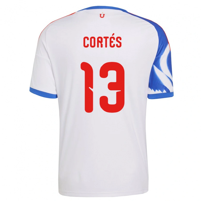 Danxen Dames Jhon Cortés #13 Wit Marineblauw Uitshirt Uittenue 2026/27 T-Shirt België