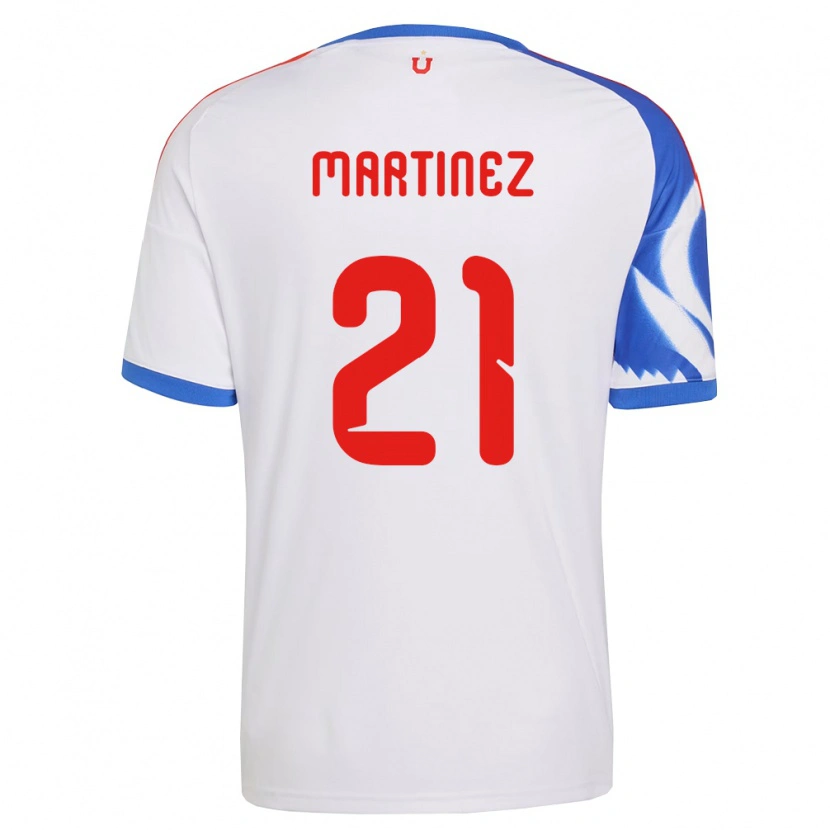 Danxen Dames Maria Martínez #21 Wit Marineblauw Uitshirt Uittenue 2026/27 T-Shirt België
