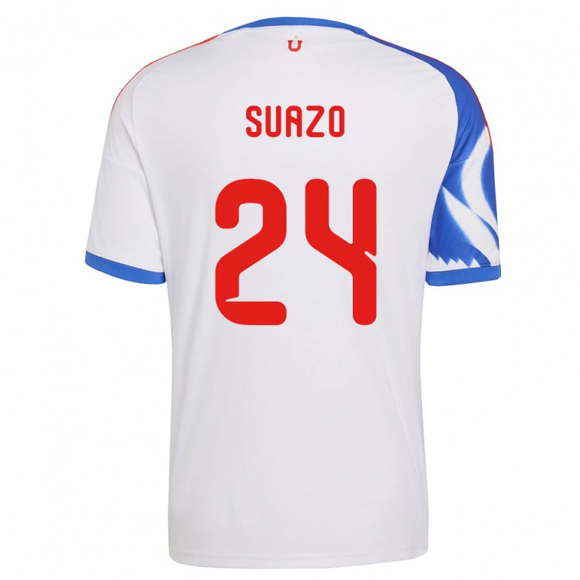 Danxen Dames Arantza Suazo #24 Wit Marineblauw Uitshirt Uittenue 2026/27 T-Shirt België