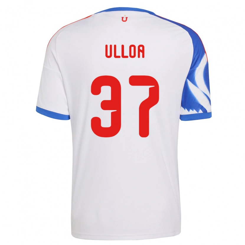 Danxen Dames Cristóbal Ulloa #37 Wit Marineblauw Uitshirt Uittenue 2026/27 T-Shirt België