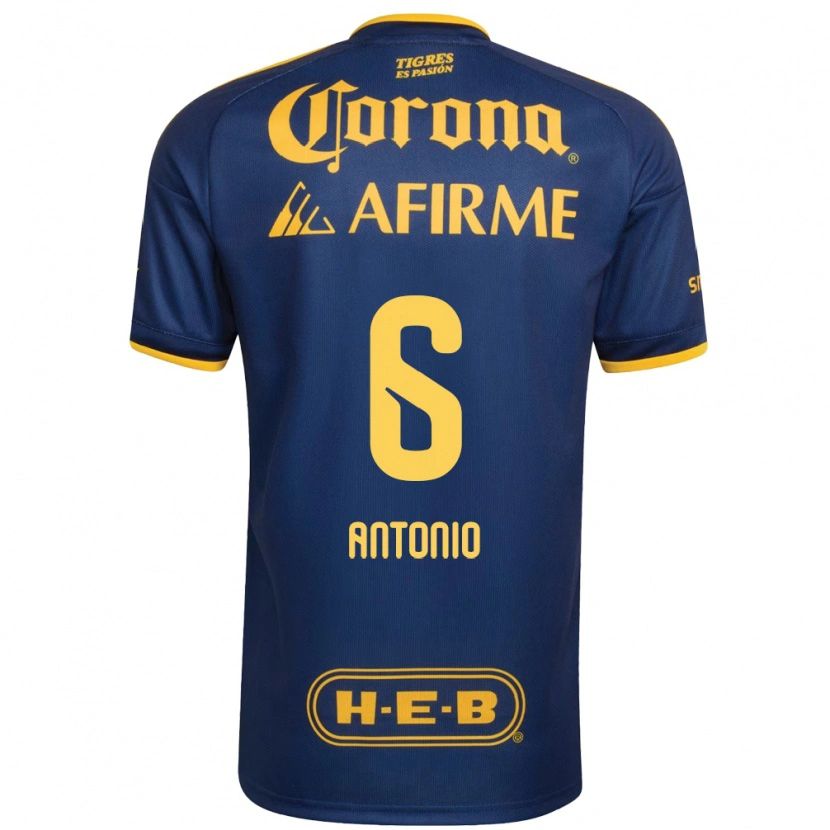 Danxen Dames Nancy Antonio #6 Koninklijk Blauw Geel Uitshirt Uittenue 2026/27 T-Shirt België