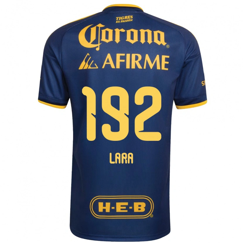 Danxen Dames Miguel Lara #192 Koninklijk Blauw Geel Uitshirt Uittenue 2026/27 T-Shirt België