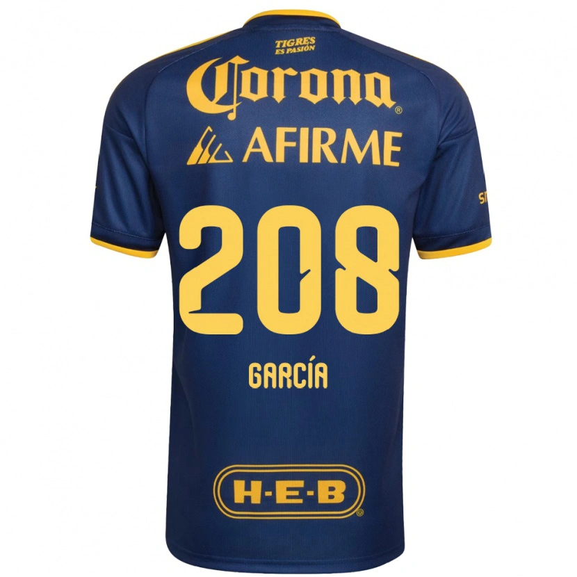 Danxen Dames Ángel García #208 Koninklijk Blauw Geel Uitshirt Uittenue 2026/27 T-Shirt België