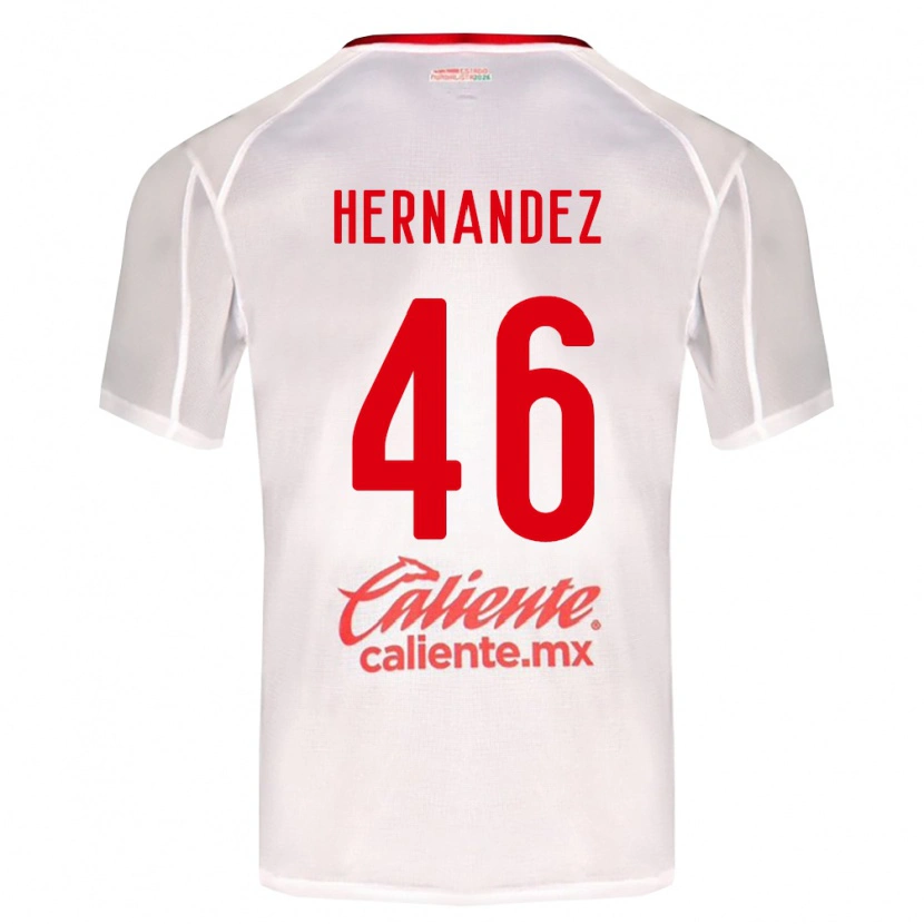 Danxen Dames Carlos Hernández #46 Wit Groen Rood Uitshirt Uittenue 2026/27 T-Shirt België