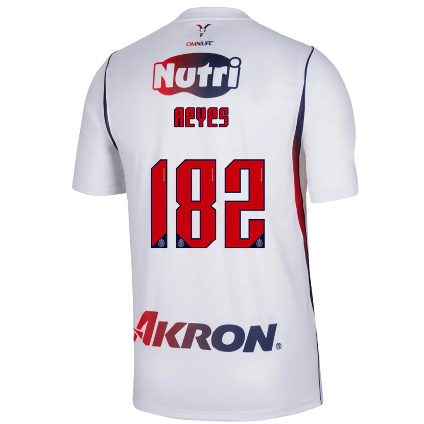 Danxen Dames Mauricio Reyes #182 Wit Marineblauw Rood Uitshirt Uittenue 2026/27 T-Shirt België