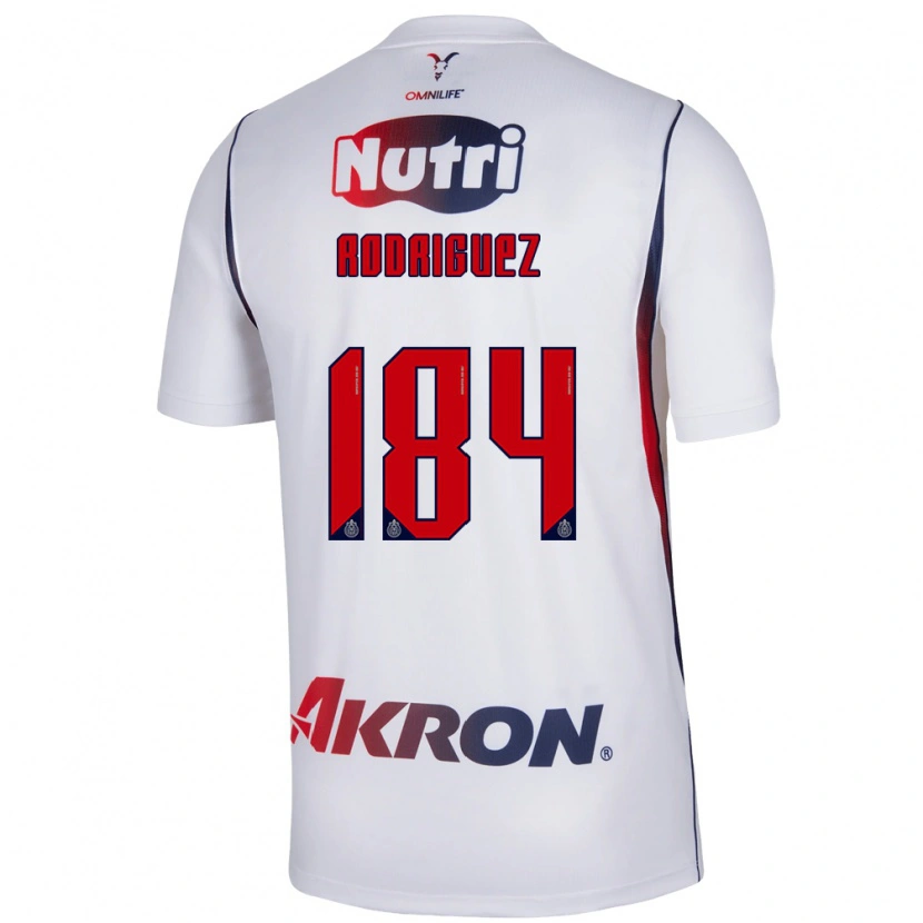 Danxen Dames Emiliano Rodríguez #184 Wit Marineblauw Rood Uitshirt Uittenue 2026/27 T-Shirt België