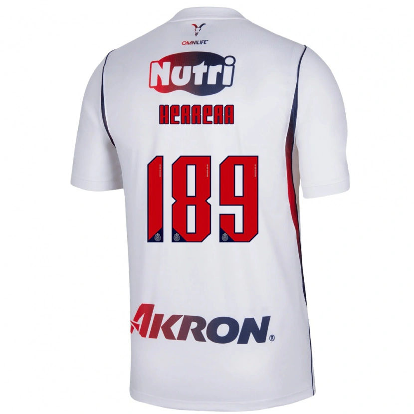 Danxen Dames Antonio Herrera #189 Wit Marineblauw Rood Uitshirt Uittenue 2026/27 T-Shirt België