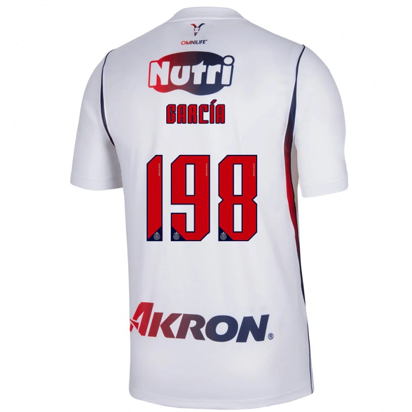 Danxen Dames Gael García #198 Wit Marineblauw Rood Uitshirt Uittenue 2026/27 T-Shirt België