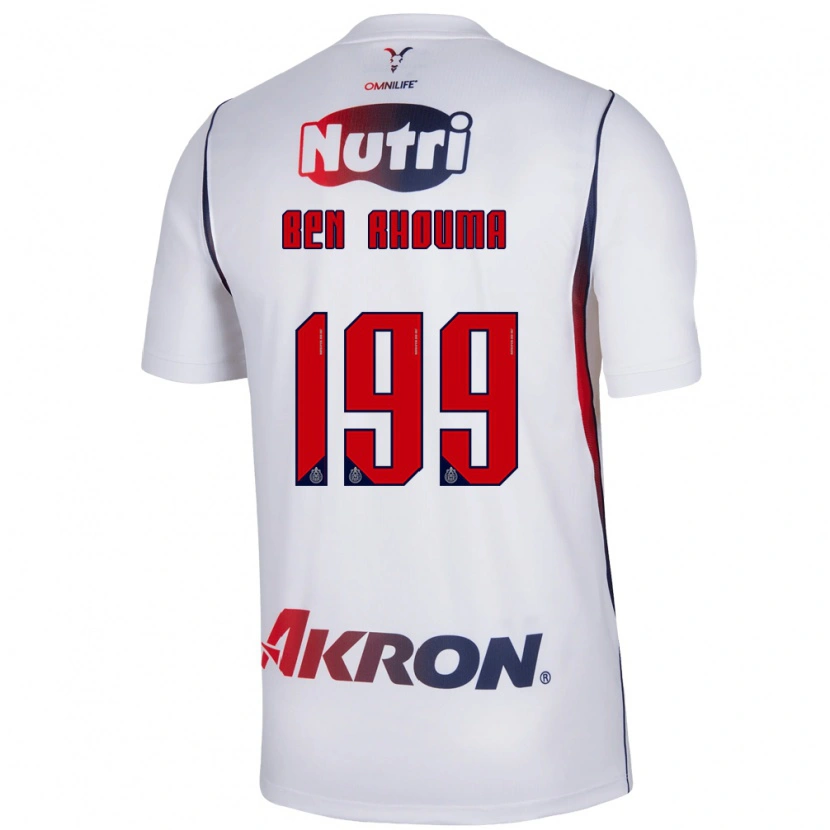 Danxen Dames Anwar Ben Rhouma #199 Wit Marineblauw Rood Uitshirt Uittenue 2026/27 T-Shirt België
