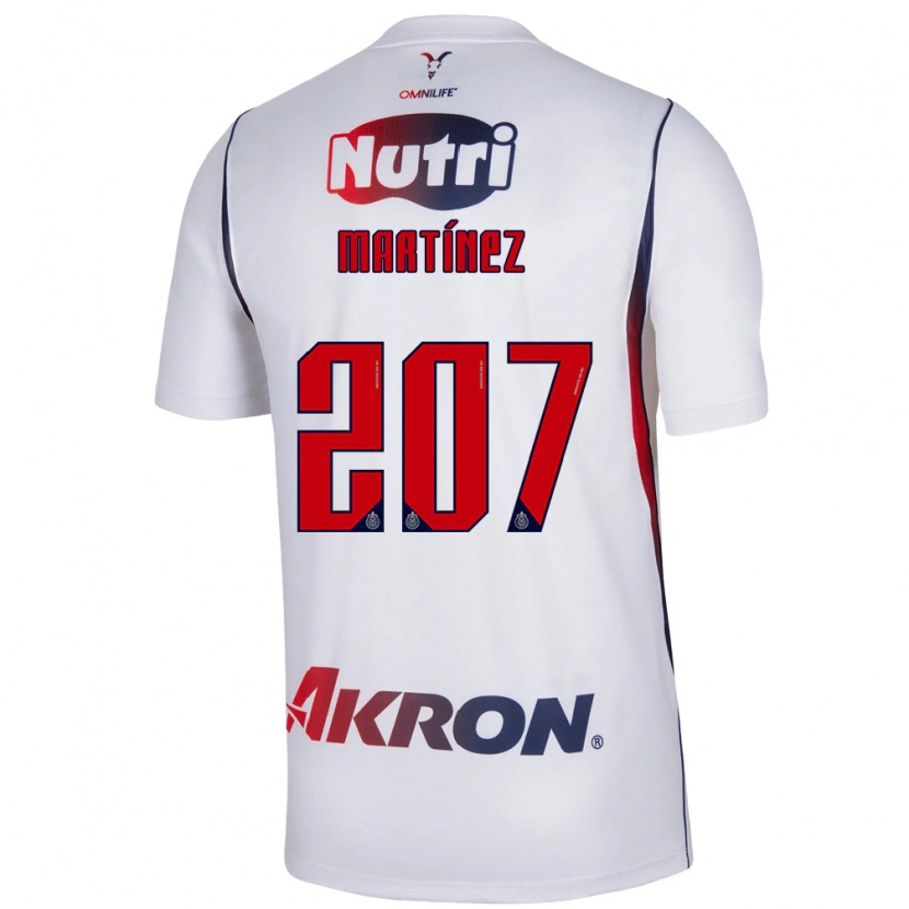 Danxen Dames Raúl Martínez #207 Wit Marineblauw Rood Uitshirt Uittenue 2026/27 T-Shirt België