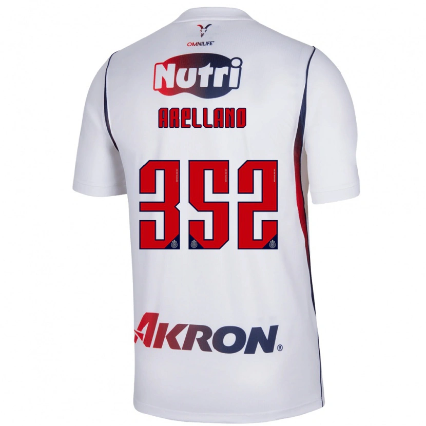 Danxen Dames Santiago Arellano #352 Wit Marineblauw Rood Uitshirt Uittenue 2026/27 T-Shirt België