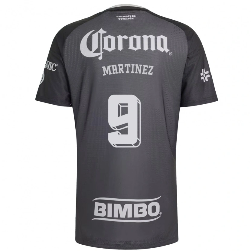 Danxen Dames Katty Martinez #9 Grijs Wit Zwart Uitshirt Uittenue 2026/27 T-Shirt België
