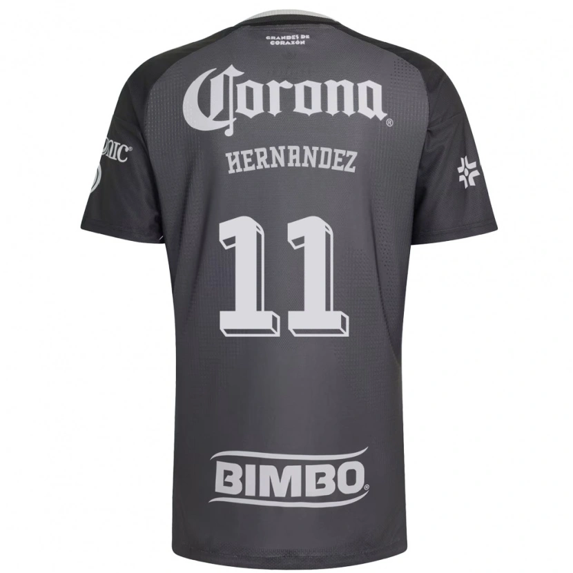 Danxen Dames Montserrat Hernandez #11 Grijs Wit Zwart Uitshirt Uittenue 2026/27 T-Shirt België