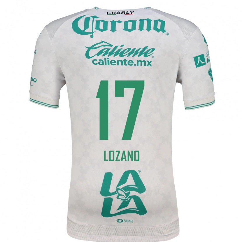 Danxen Dames Esteban Lozano #17 Lichtgroen Wit Uitshirt Uittenue 2026/27 T-Shirt België