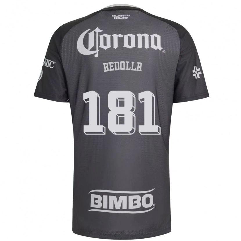 Danxen Dames Paolo Bedolla #181 Grijs Wit Zwart Uitshirt Uittenue 2026/27 T-Shirt België