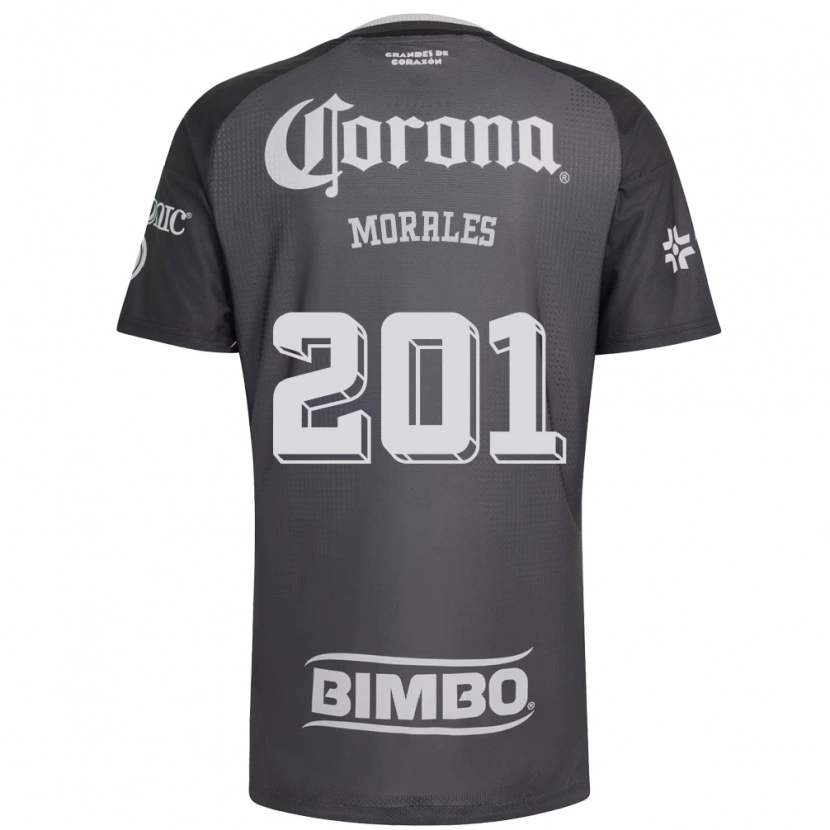 Danxen Dames Ángel Morales #201 Grijs Wit Zwart Uitshirt Uittenue 2026/27 T-Shirt België