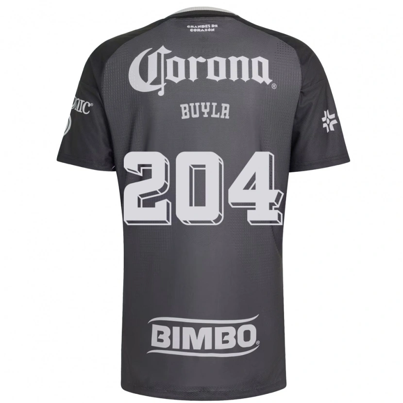 Danxen Dames Hugo Buyla #204 Grijs Wit Zwart Uitshirt Uittenue 2026/27 T-Shirt België