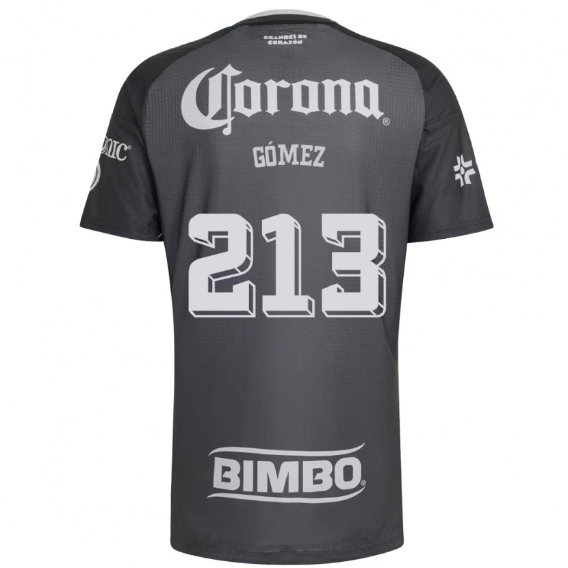 Danxen Dames Adrián Gómez #213 Grijs Wit Zwart Uitshirt Uittenue 2026/27 T-Shirt België