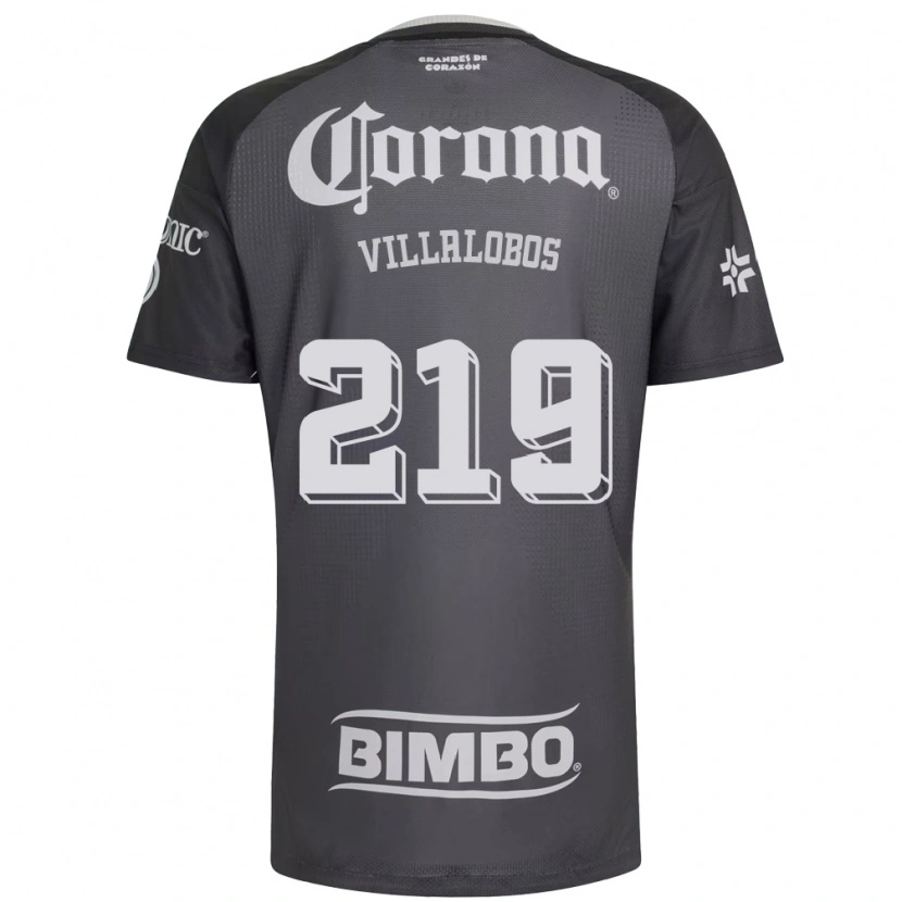 Danxen Dames Patricio Villalobos #219 Grijs Wit Zwart Uitshirt Uittenue 2026/27 T-Shirt België