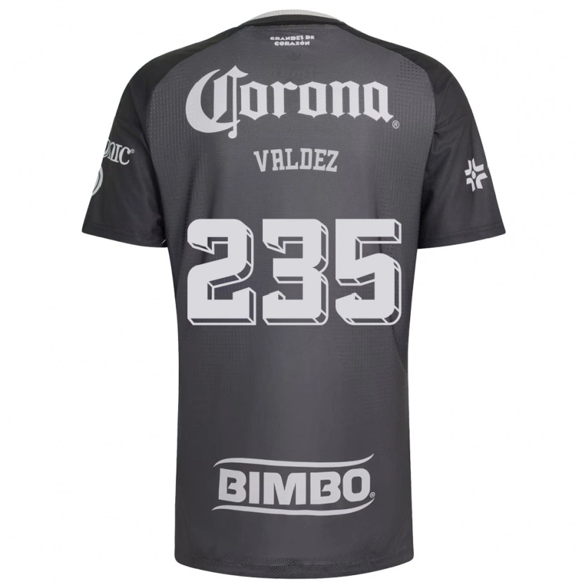 Danxen Dames Adonai Valdez #235 Grijs Wit Zwart Uitshirt Uittenue 2026/27 T-Shirt België