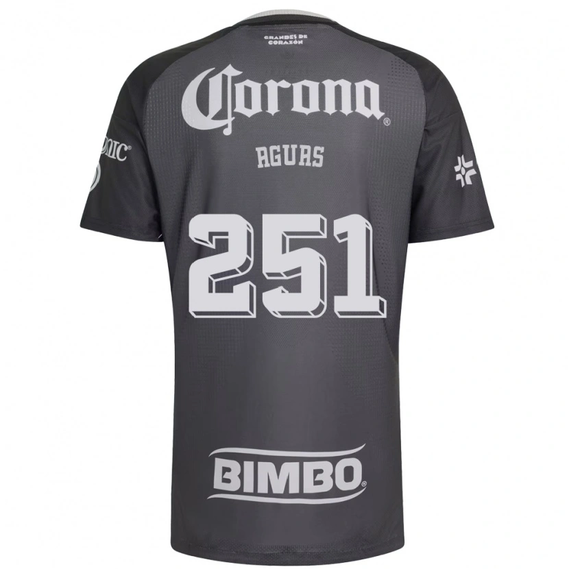 Danxen Dames Brian Aguas #251 Grijs Wit Zwart Uitshirt Uittenue 2026/27 T-Shirt België