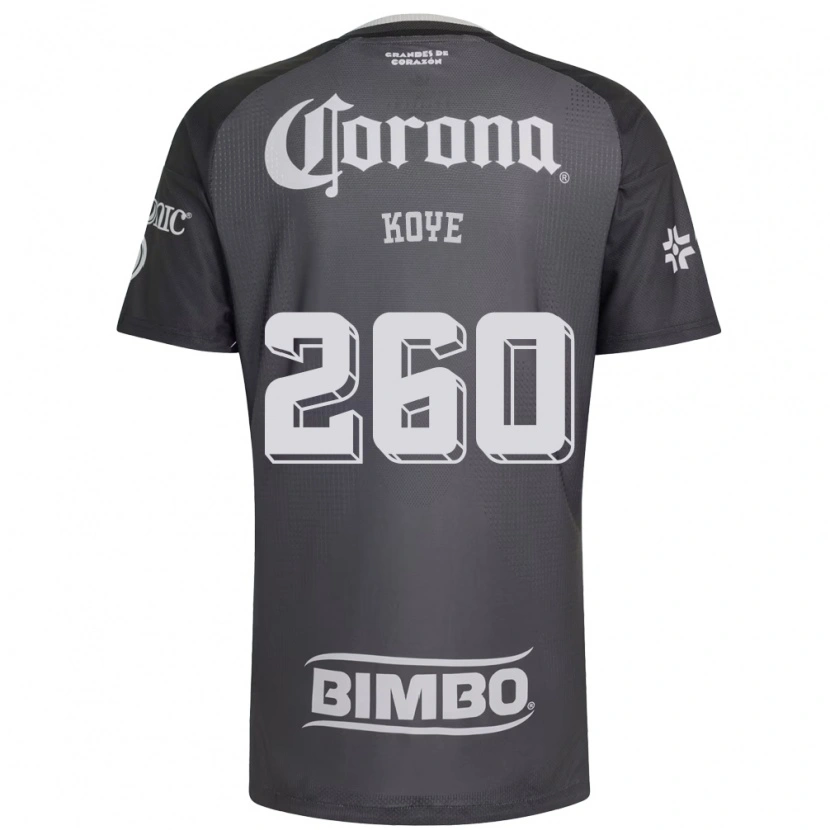 Danxen Dames Julián Koye #260 Grijs Wit Zwart Uitshirt Uittenue 2026/27 T-Shirt België