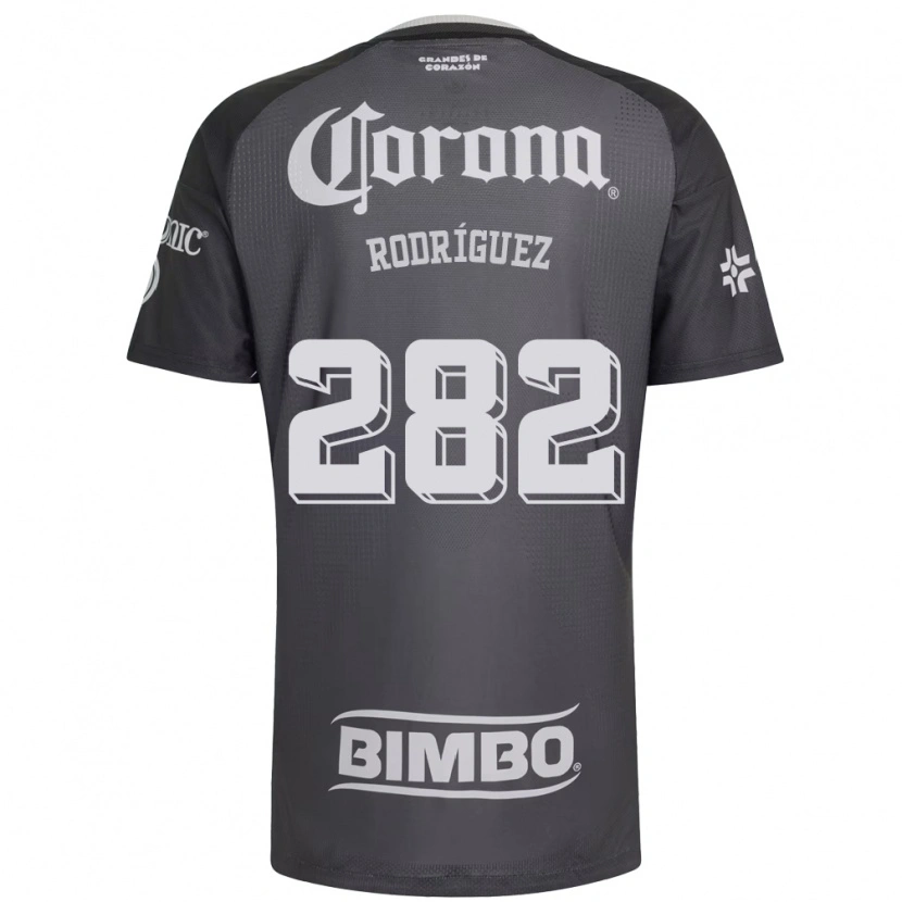 Danxen Dames Francisco Rodríguez #282 Grijs Wit Zwart Uitshirt Uittenue 2026/27 T-Shirt België