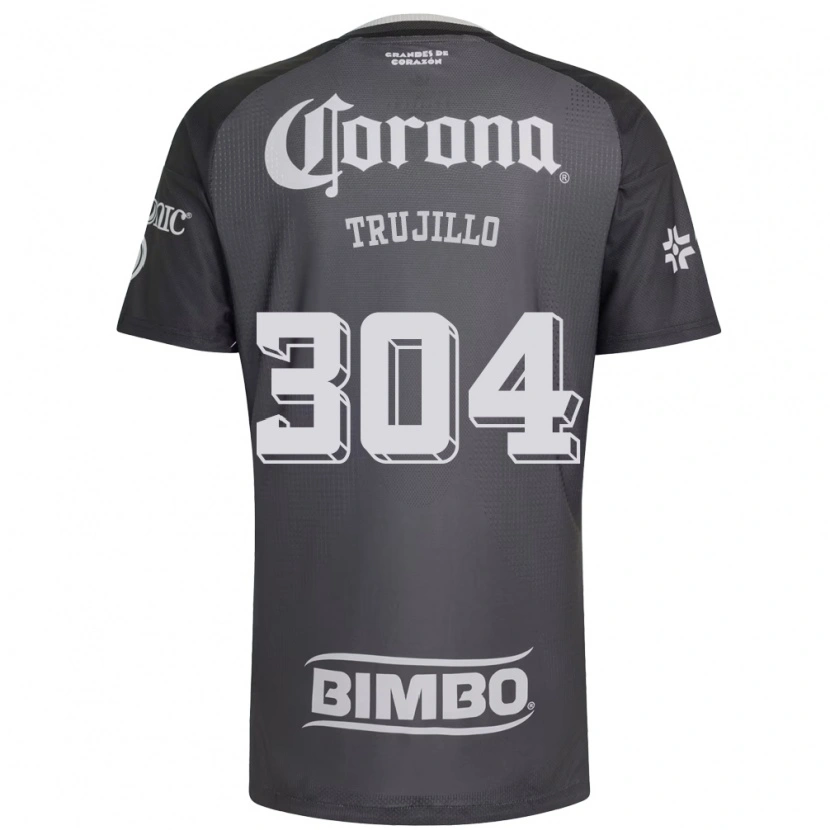 Danxen Dames Luis Trujillo #304 Grijs Wit Zwart Uitshirt Uittenue 2026/27 T-Shirt België
