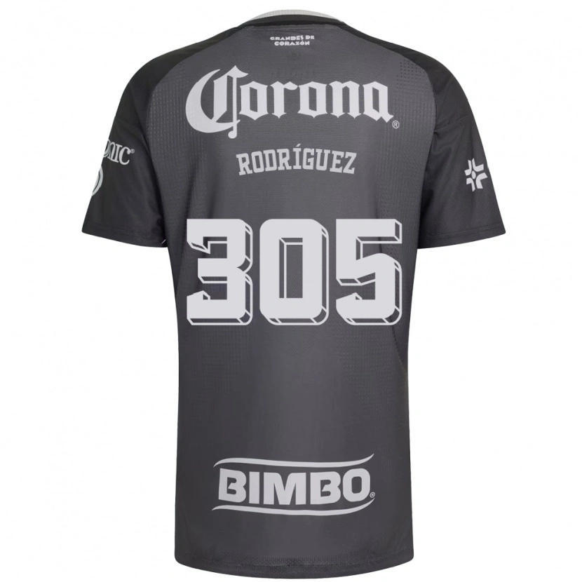 Danxen Dames Bryan Rodríguez #305 Grijs Wit Zwart Uitshirt Uittenue 2026/27 T-Shirt België