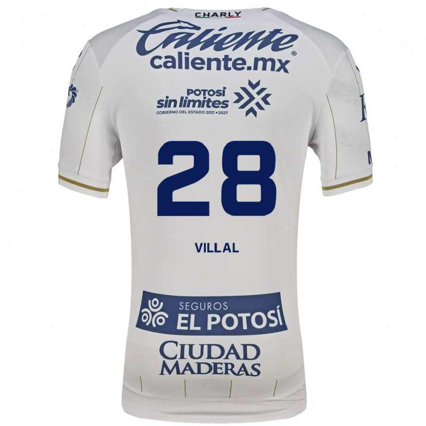 Danxen Dames Jonantán Villal #28 Wit Blauw Uitshirt Uittenue 2026/27 T-Shirt België