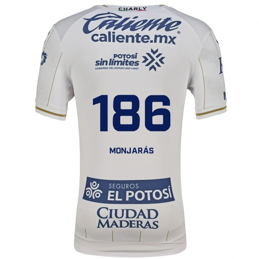 Danxen Dames Christopher Monjarás #186 Wit Blauw Uitshirt Uittenue 2026/27 T-Shirt België