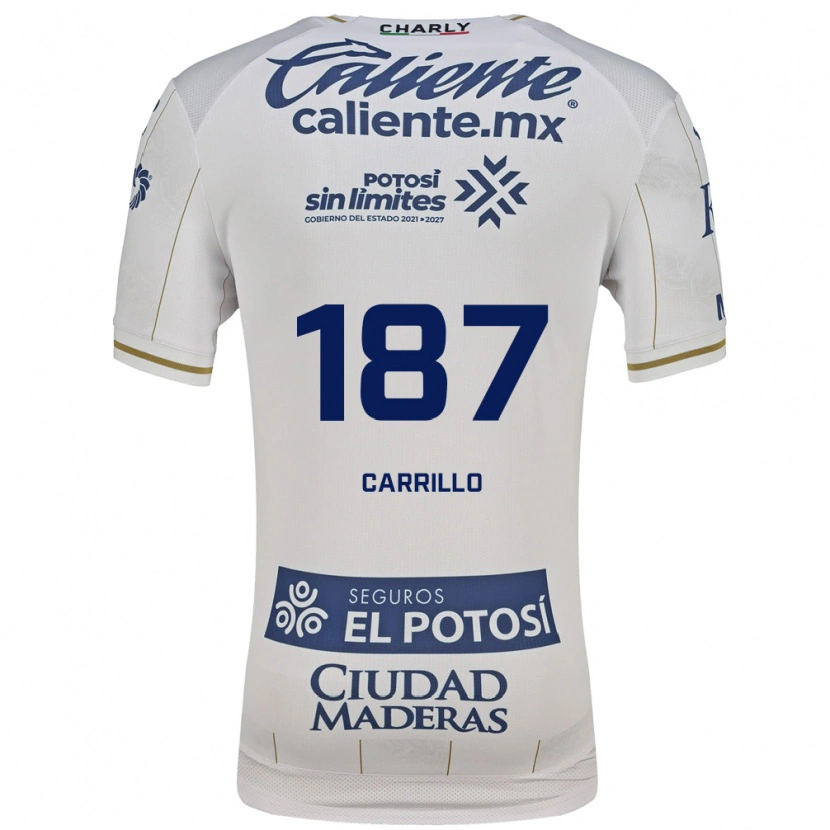 Danxen Dames Fernando Carrillo #187 Wit Blauw Uitshirt Uittenue 2026/27 T-Shirt België