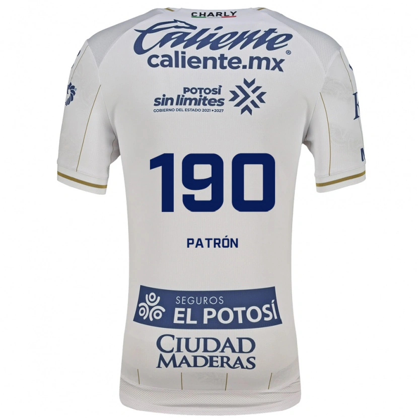 Danxen Dames Raúl Patrón #190 Wit Blauw Uitshirt Uittenue 2026/27 T-Shirt België