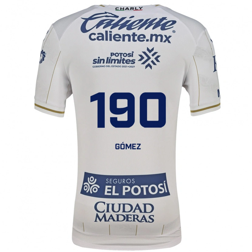 Danxen Dames Bruno Gómez #190 Wit Blauw Uitshirt Uittenue 2026/27 T-Shirt België