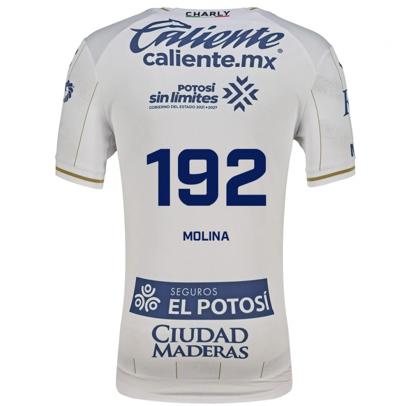 Danxen Dames Yoshimar Molina #192 Wit Blauw Uitshirt Uittenue 2026/27 T-Shirt België
