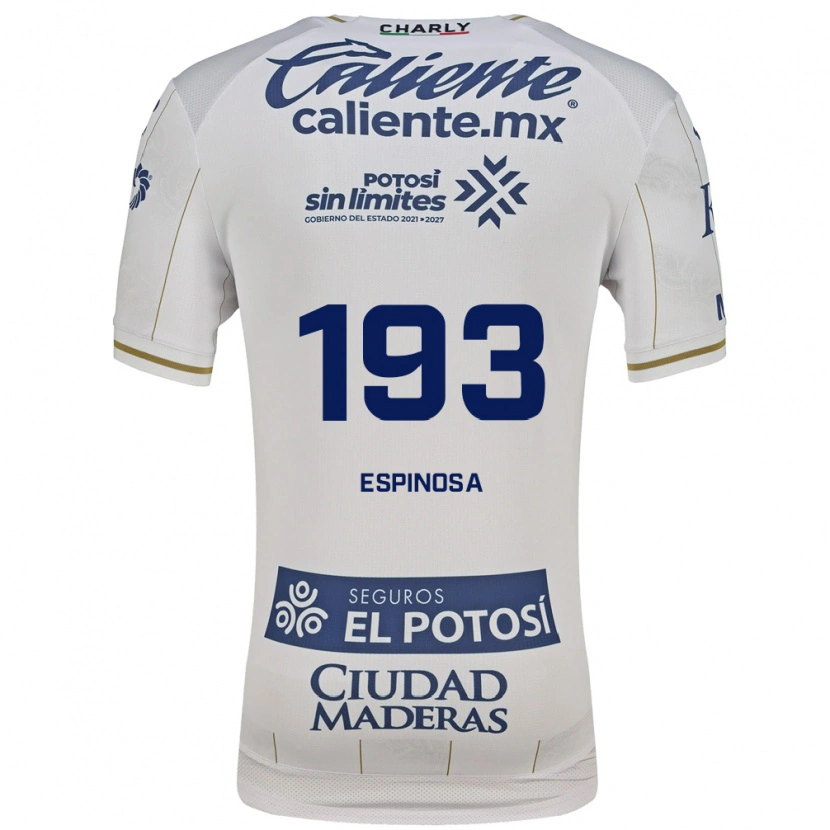 Danxen Dames Erick Espinosa #193 Wit Blauw Uitshirt Uittenue 2026/27 T-Shirt België
