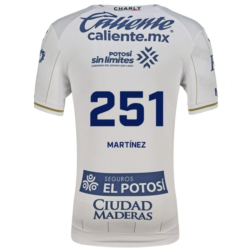 Danxen Dames Brayan Martínez #251 Wit Blauw Uitshirt Uittenue 2026/27 T-Shirt België