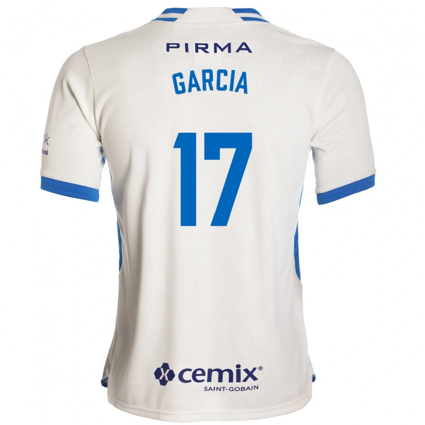 Danxen Dames Amaury García #17 Wit Blauw Rood Uitshirt Uittenue 2026/27 T-Shirt België