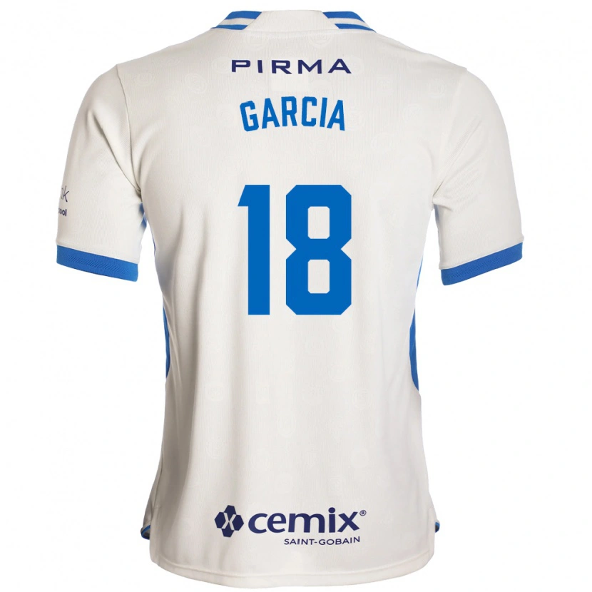 Danxen Dames Diana Garcia #18 Wit Blauw Rood Uitshirt Uittenue 2026/27 T-Shirt België