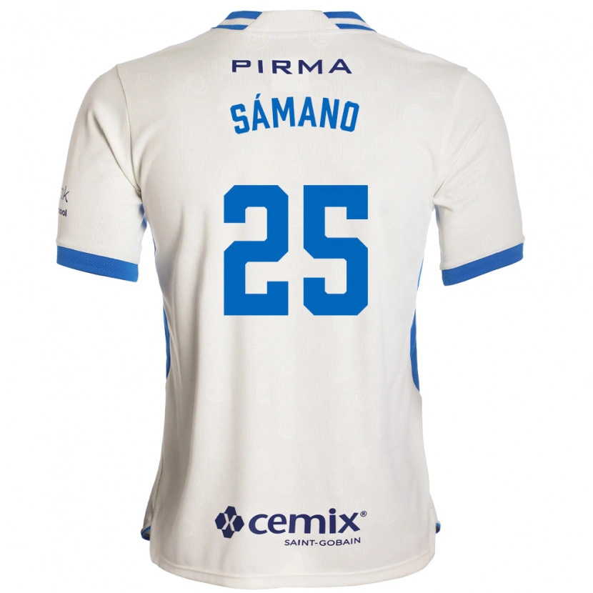 Danxen Dames Fernando Sámano #25 Wit Blauw Rood Uitshirt Uittenue 2026/27 T-Shirt België