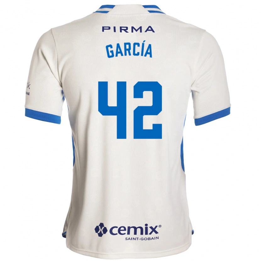 Danxen Dames Jorge García #42 Wit Blauw Rood Uitshirt Uittenue 2026/27 T-Shirt België